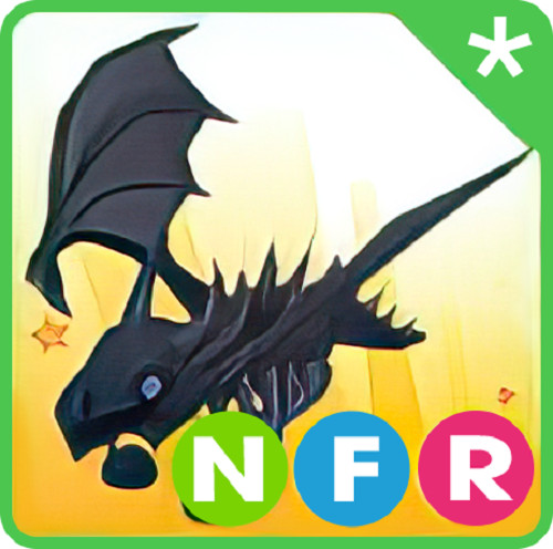 Neon shadow dragon - shadow, dragon-adopt